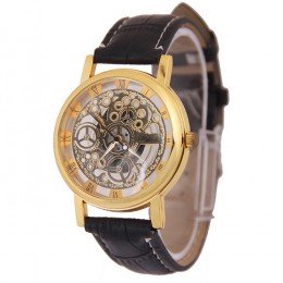 Ceas Quartz Golden Skeleton